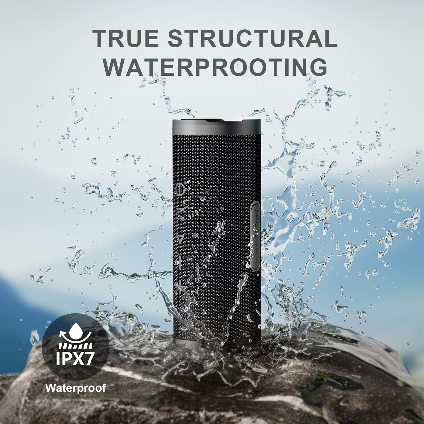 Vanzon Portable Bluetooth Speaker with 24H Playtime