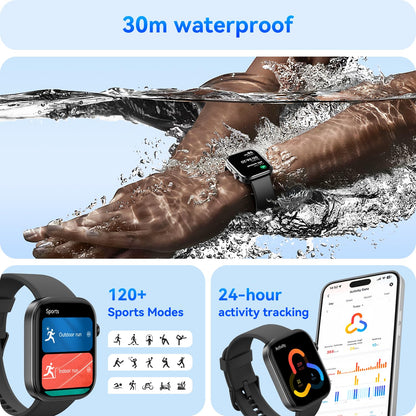 Smart Watch with Health Monitor & Sports Modes