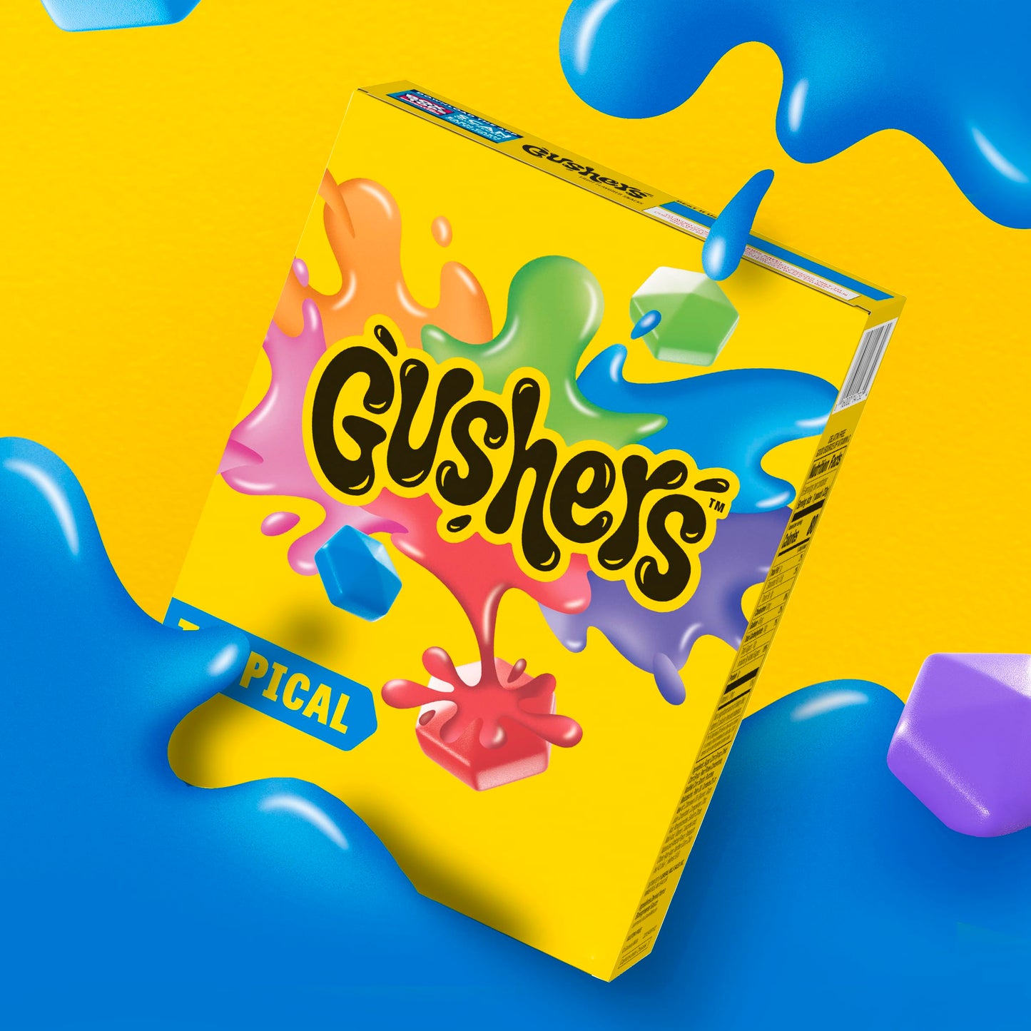 Gushers Tropical Fruit Snacks, 6 Pouches, 4.8 oz