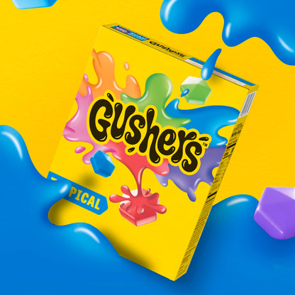 Gushers Tropical Fruit Snacks, 6 Pouches, 4.8 oz