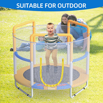 55" Indoor Outdoor Trampoline for Kids