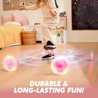 JOYIN Flashing Pink Ankle Skip Ball for Kids