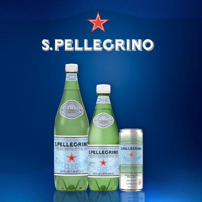 24 Pack San Pellegrino Sparkling Mineral Water