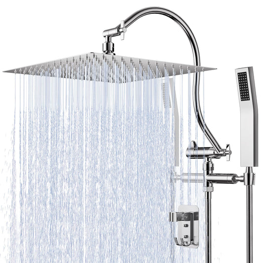 HotQing 12'' High Pressure Rainfall Shower Head