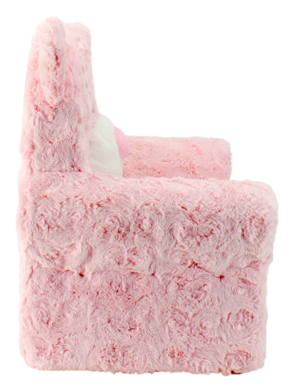 Pink Bear Children's Plush Chair by Animal Adventure