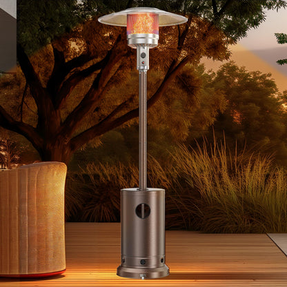 OLIXIS 48,000 BTU Outdoor Patio Heater with Wheels