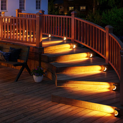 16 Pack JSOT Solar Step Lights for Outdoors