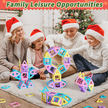 Magnetic Tiles Building Blocks for Toddlers