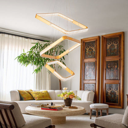 Smart Dimmable LED Chandelier by ADXEICE