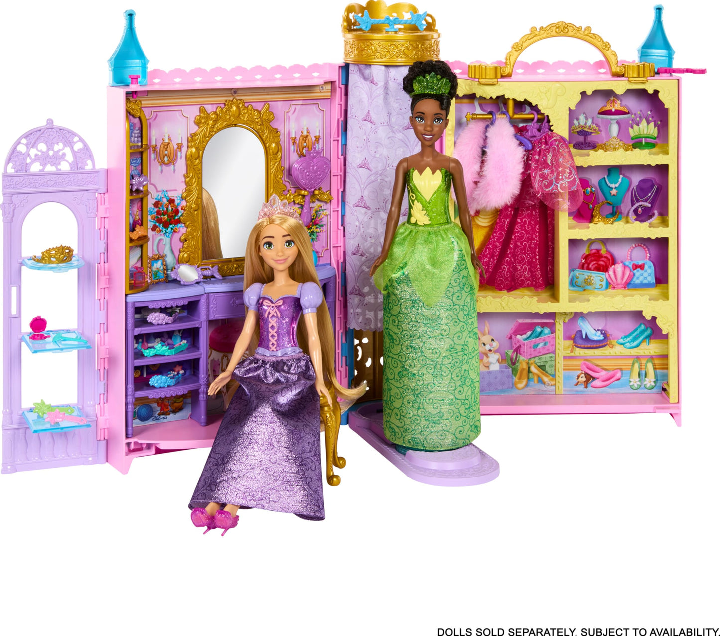 Disney Princess Closet Playset with 25 Accessories