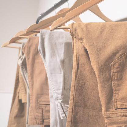 30 Pack Non-Slip Wooden Coat Hangers