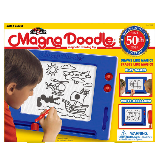 Cra-Z-Art Retro Magna Doodle - 50 Years of Creative Fun – Classic Magnetic Drawing Board Toy, Ages 3+
