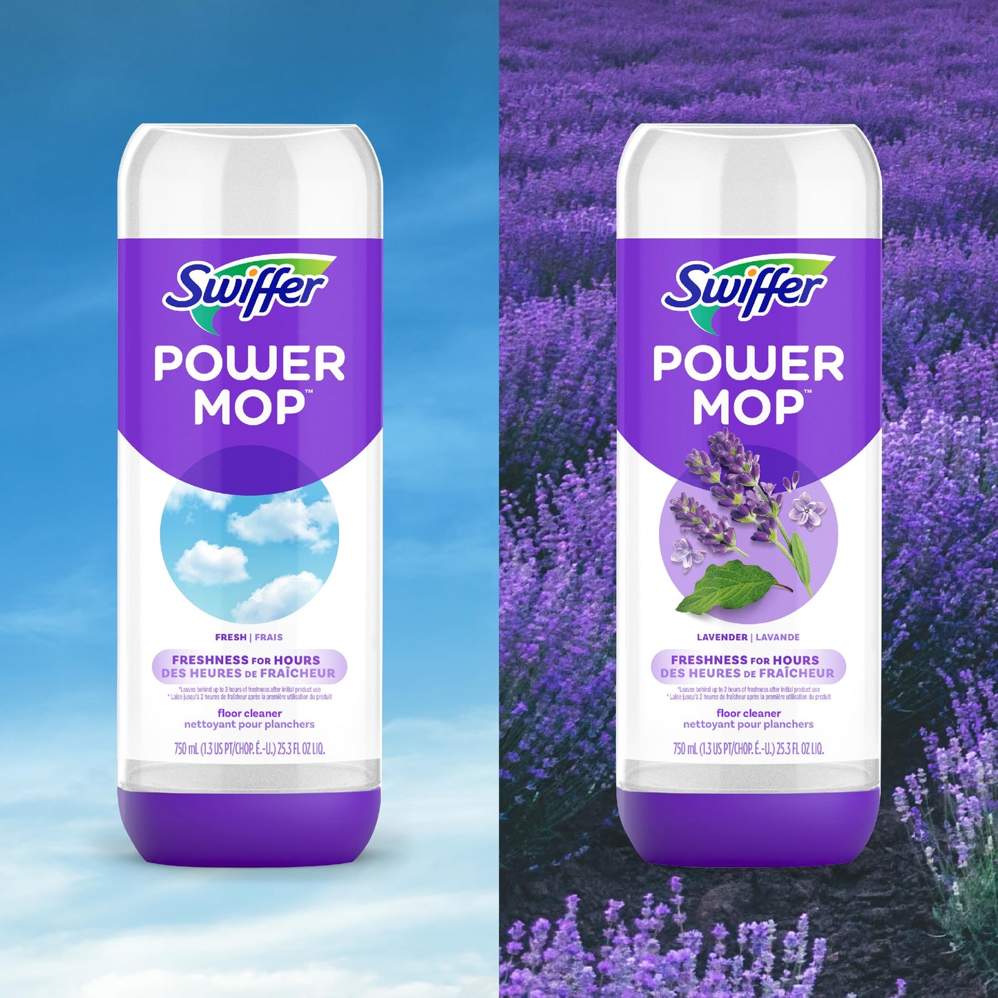 2 Pack Swiffer PowerMop Floor Cleaning Solution
