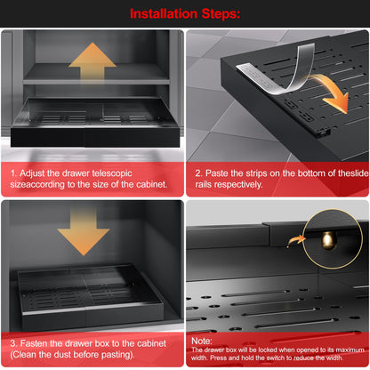 Expandable Cabinet Organizer for Pots and Pans