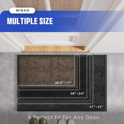 Mibao Heavy Duty Non-Slip Doormat for Entryway