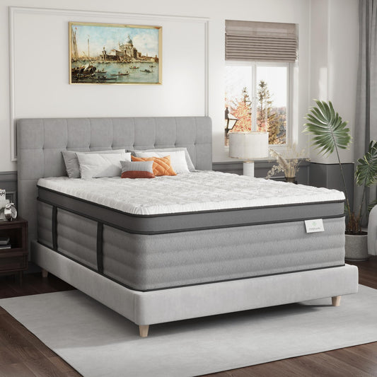 12 Inch Gel Memory Foam Hybrid Mattress