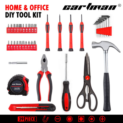 39-Piece Tool Set with Plastic Toolbox