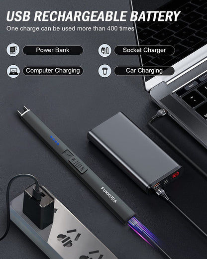 Electric Candle Lighter - USB Rechargeable & Windproof