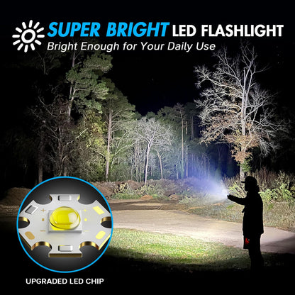 WdtPro LED Flashlight High Lumens SR2000 Pro