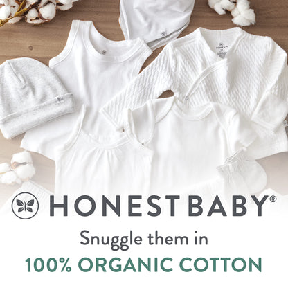 HonestBaby Sleeveless Organic Cotton Bodysuits