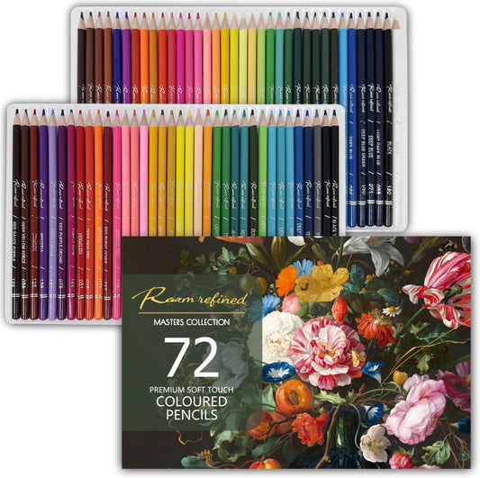 RAAM REFINED Premium Colored Pencils for Artists