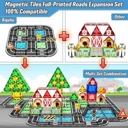 Magnetic Tiles Construction Set for Kids