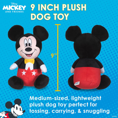 Mickey Mouse Plush Squeaky Dog Toy by Disney