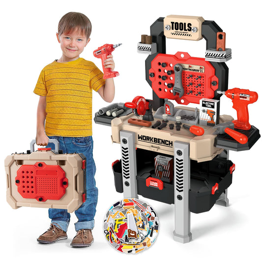 Kids Tool Bench with 138 Realistic Tools
