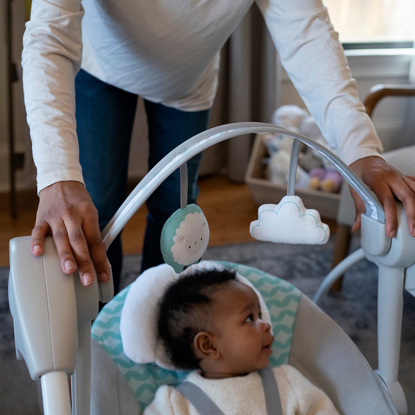 Ingenuity Portable Baby Swing for 0-9 Months
