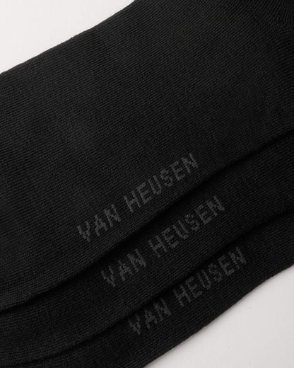 Van Heusen Men's Dress Socks - 14 Pack Smooth Toe Seam Mid-Calf Stay Up Cuff Crew Socks - Dress Socks for Men (6-12.5), Size 6-12.5, Black