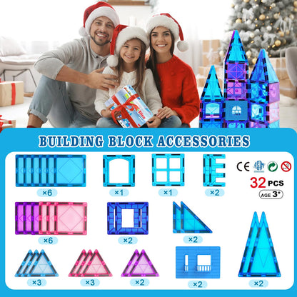 Magnetic Building Blocks for Kids Age 3-10