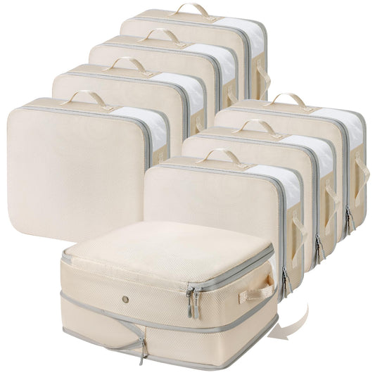 8 Pack DIMJ Compression Storage Bags for Clothing