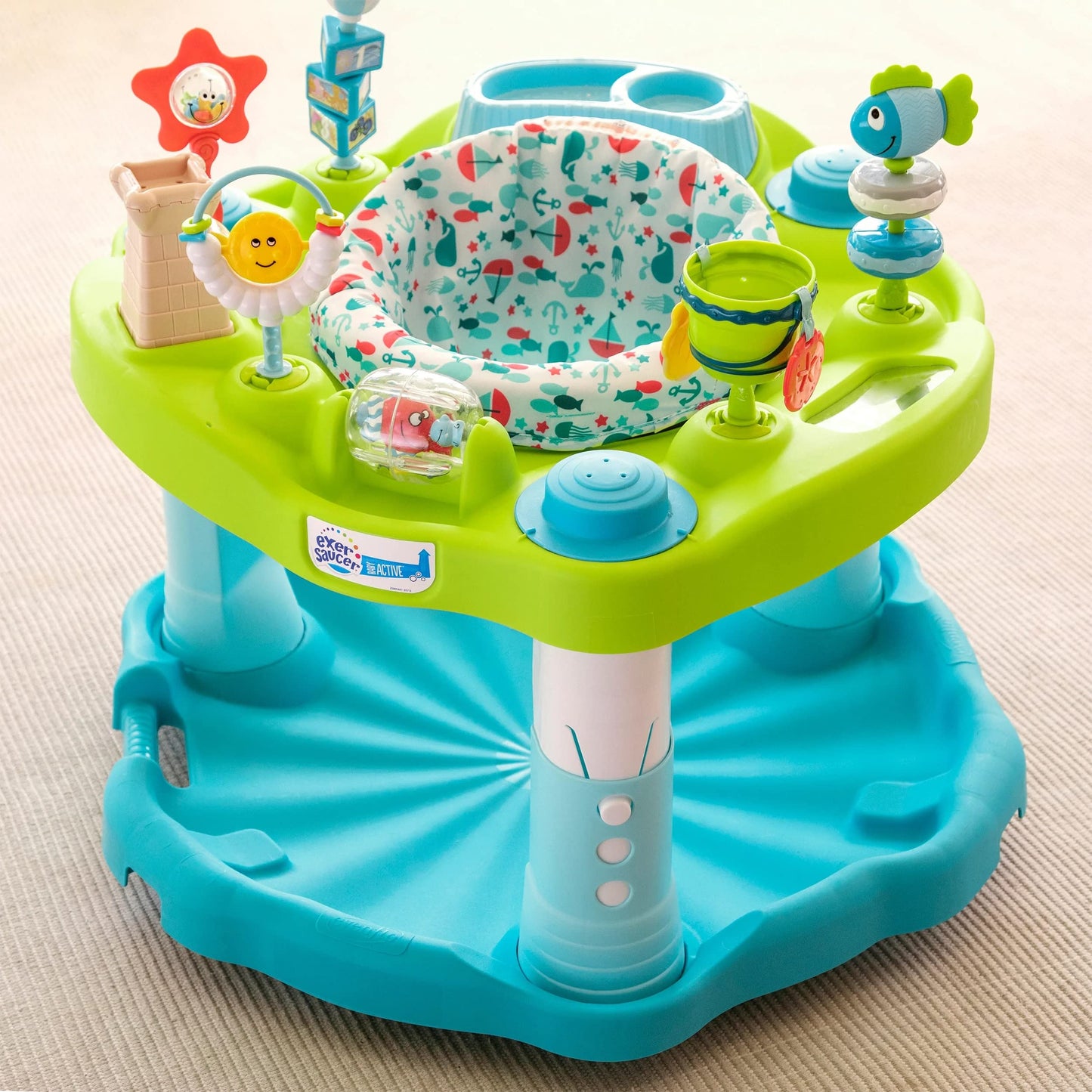 Evenflo ExerSaucer Seaside Splash Activity Center