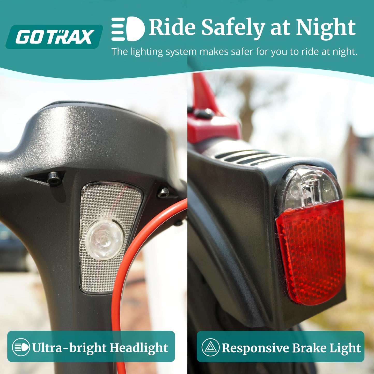 Gotrax Apex XL 8.5" Solid Tires, Max 12 Miles Range and 15.5Mph Speed, Bright Headlight and Taillight, Big LED Display, Aluminum Alloy Frame, Foldable Commuting Escooter for Adults, Black