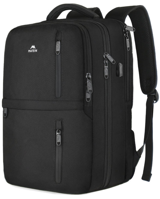 MATEIN Travel Backpack with USB Port for Laptops