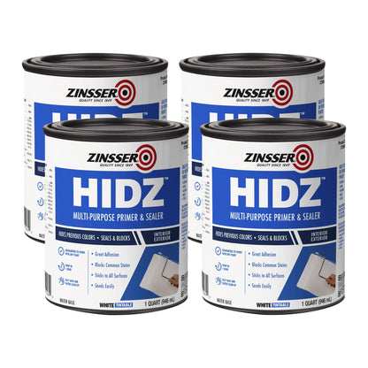 4 Pack Zinsser Multi-Purpose Primer and Sealer, Quart