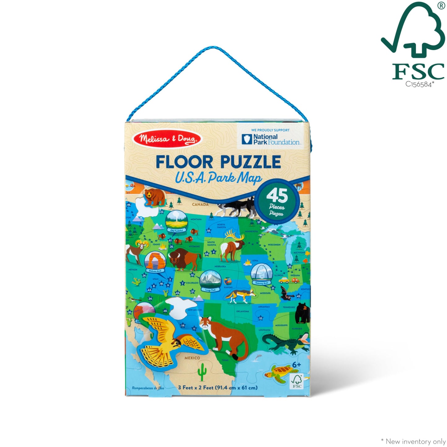 Melissa & Doug National Parks Floor Puzzle - 45 Pieces