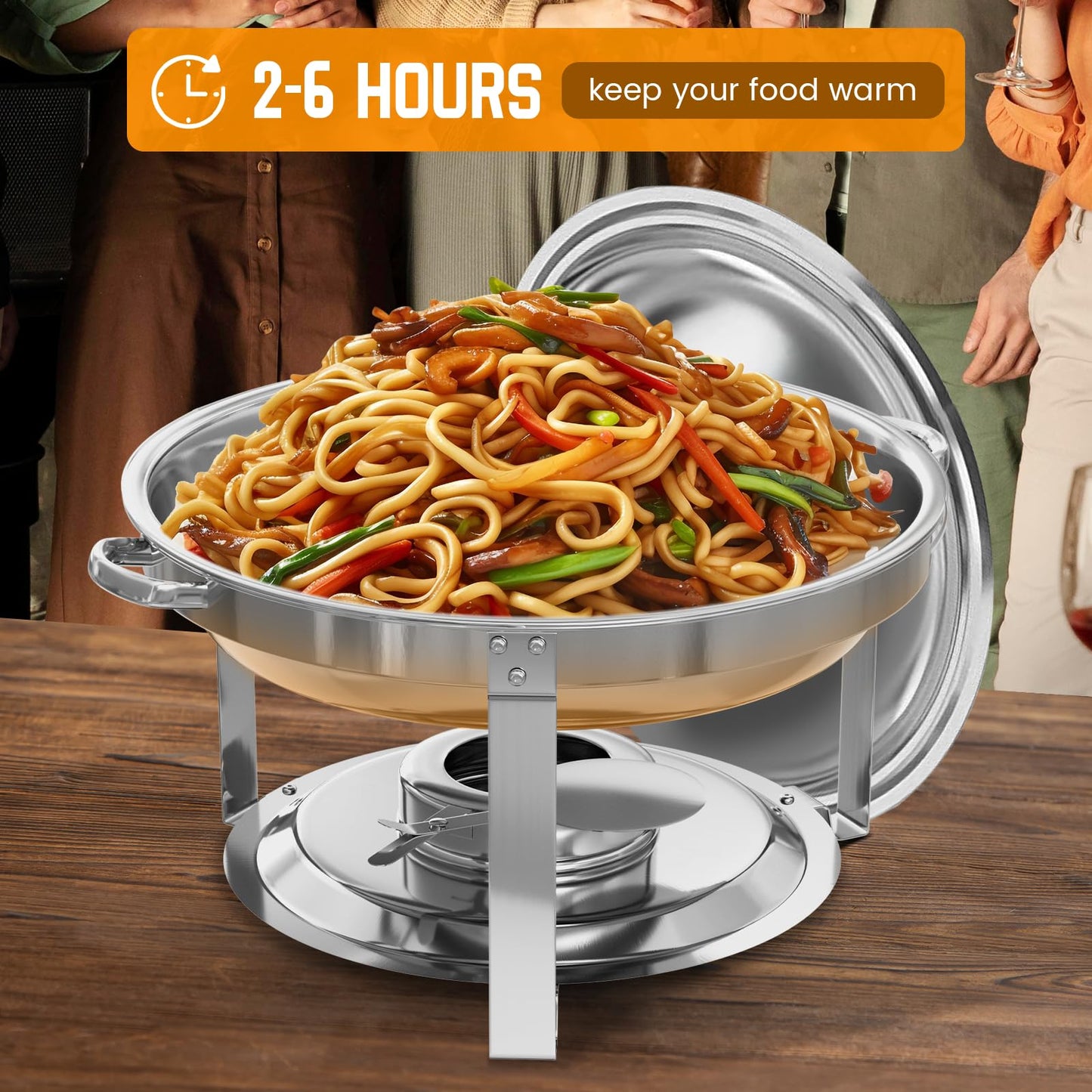 Aplancee 5QT Stainless Steel Chafing Dish Set