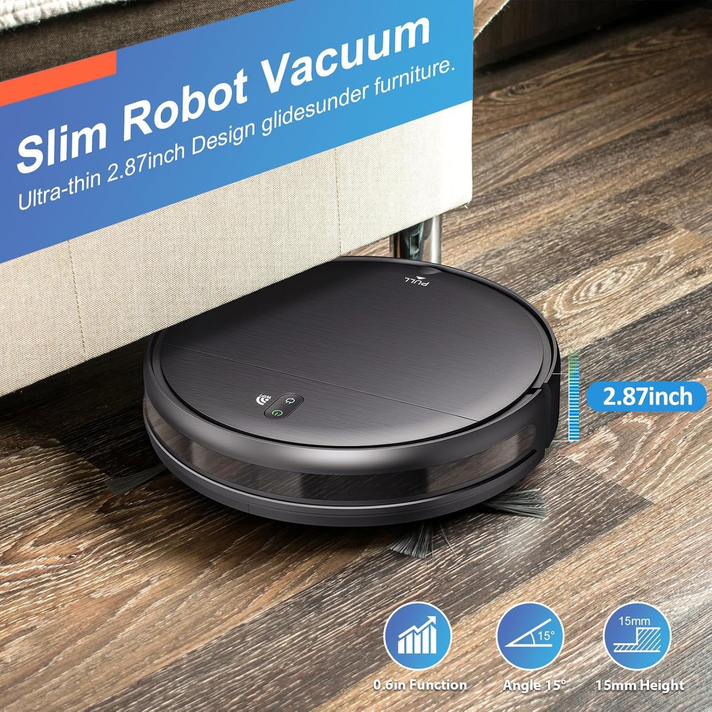 MAMNV Robot Vacuum Mop Combo with WiFi