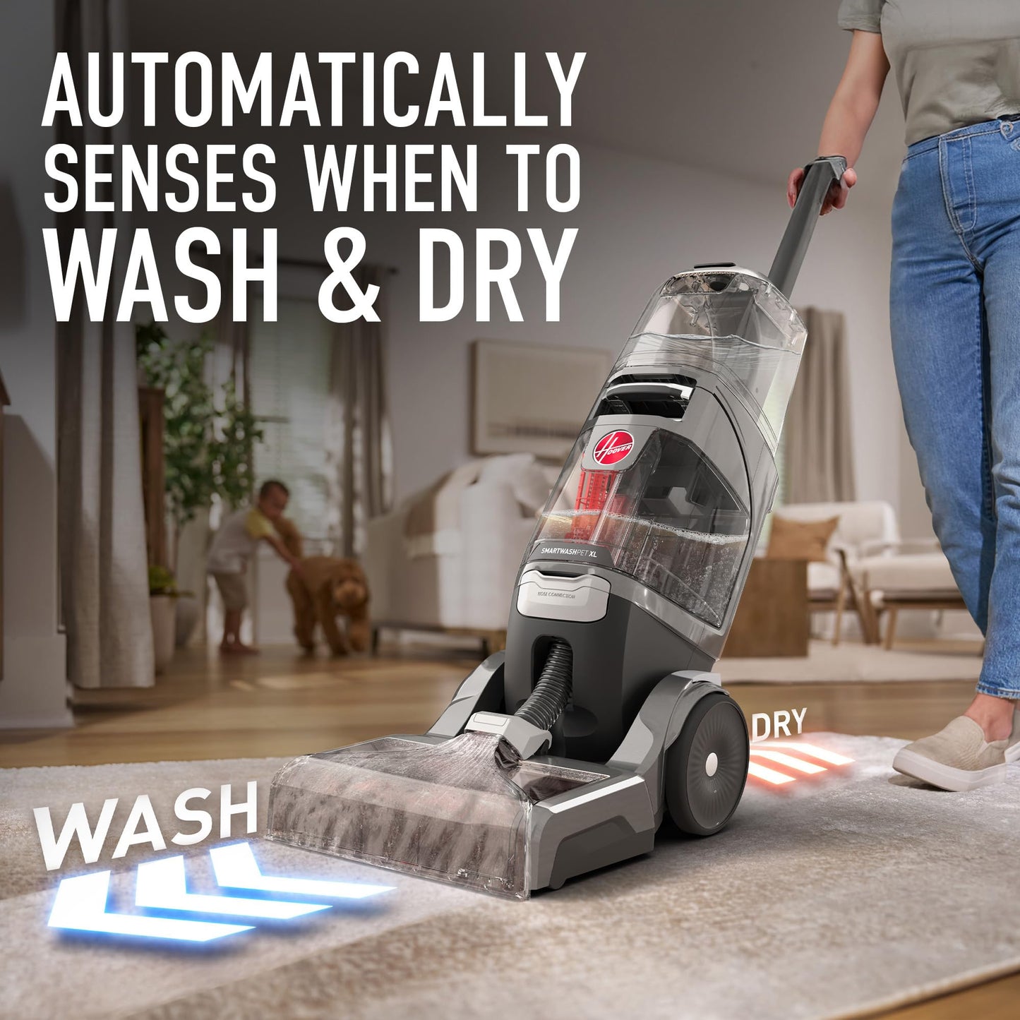 Hoover SmartWash Pet Carpet Cleaner Machine