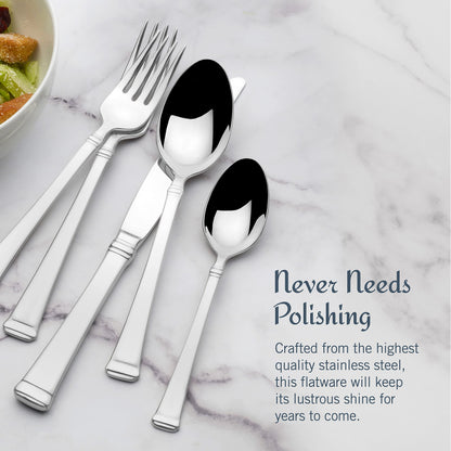 Mikasa Harmony Flatware Set for 12, 65 Pieces