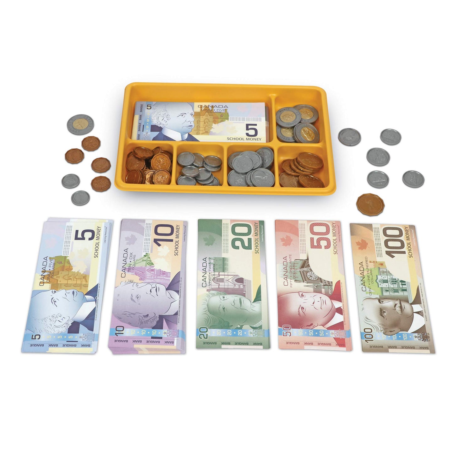 Learning Resources Canadian Currency Play Money Set