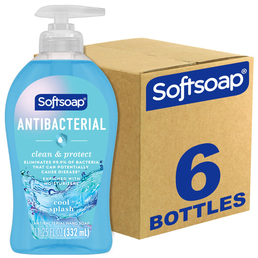 18-Pack Softsoap Clean & Protect Antibacterial Liquid Hand Soap
