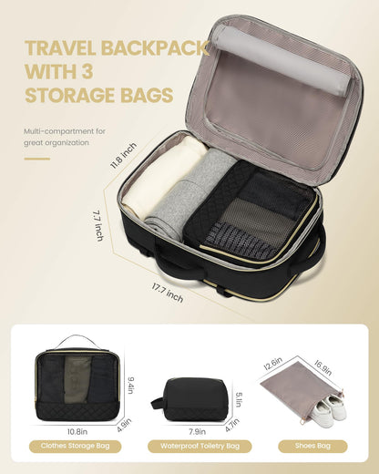 LOVEVOOK Travel Backpack with Packing Cubes