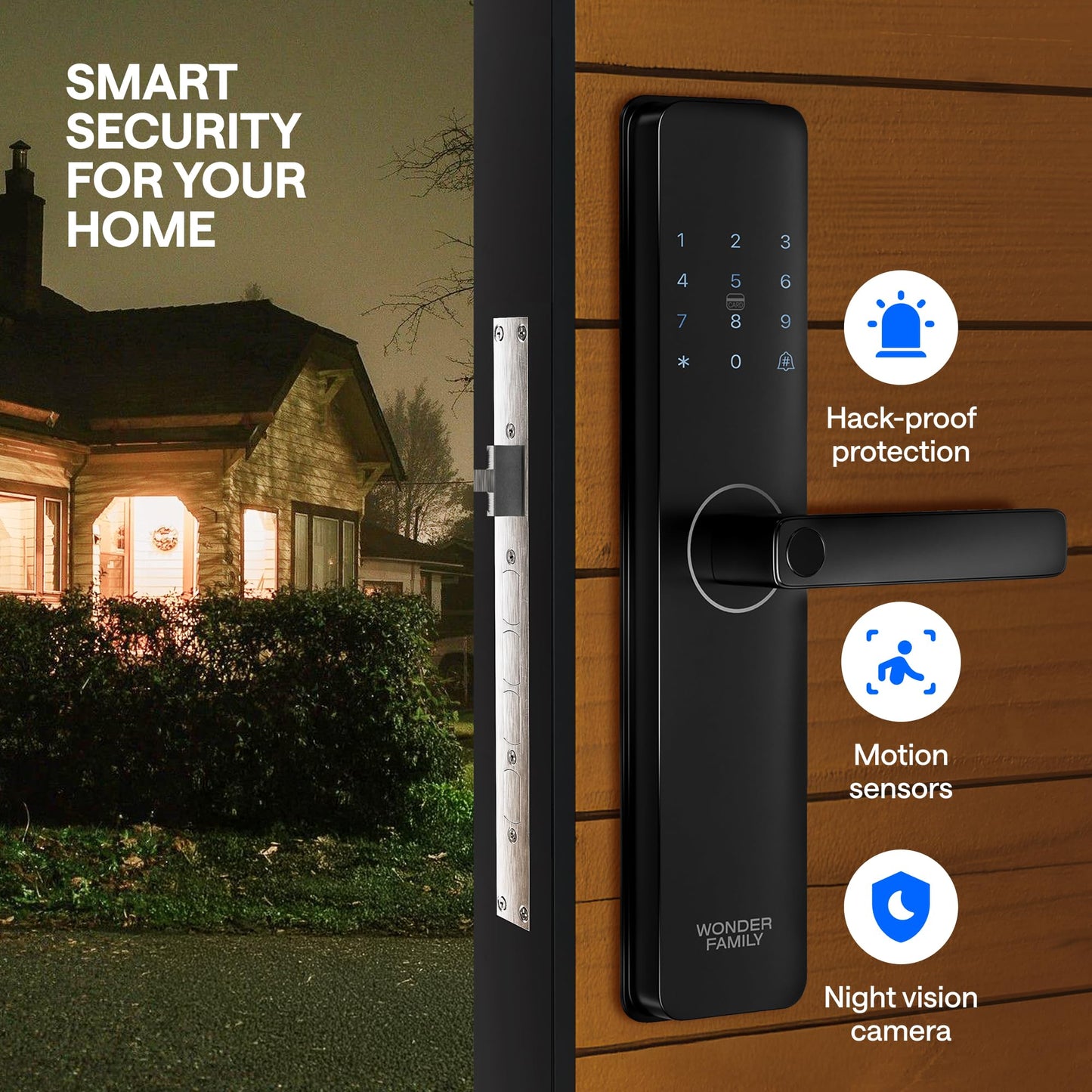 Smart Lock with WiFi Camera - WONDER FAMILY