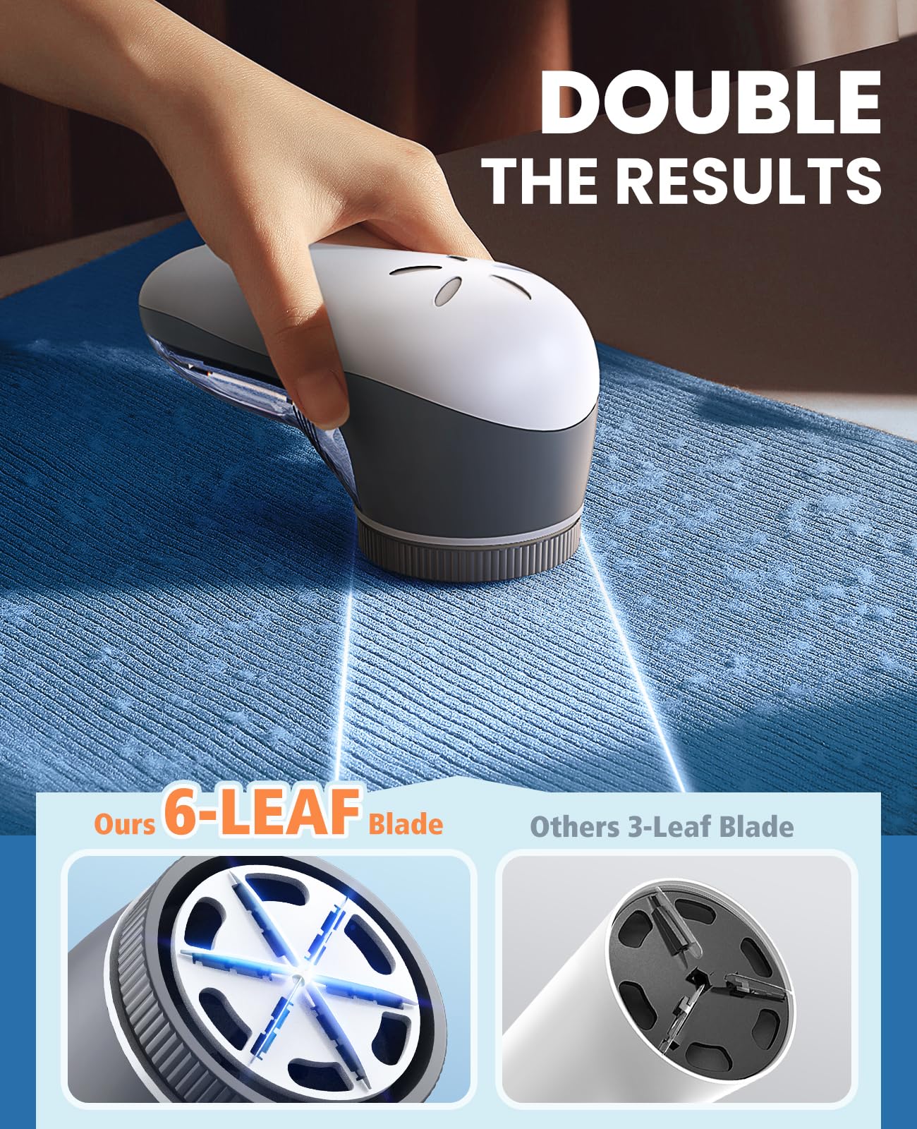 POPCHOSE Lint Remover Fabric Shaver for Clothes