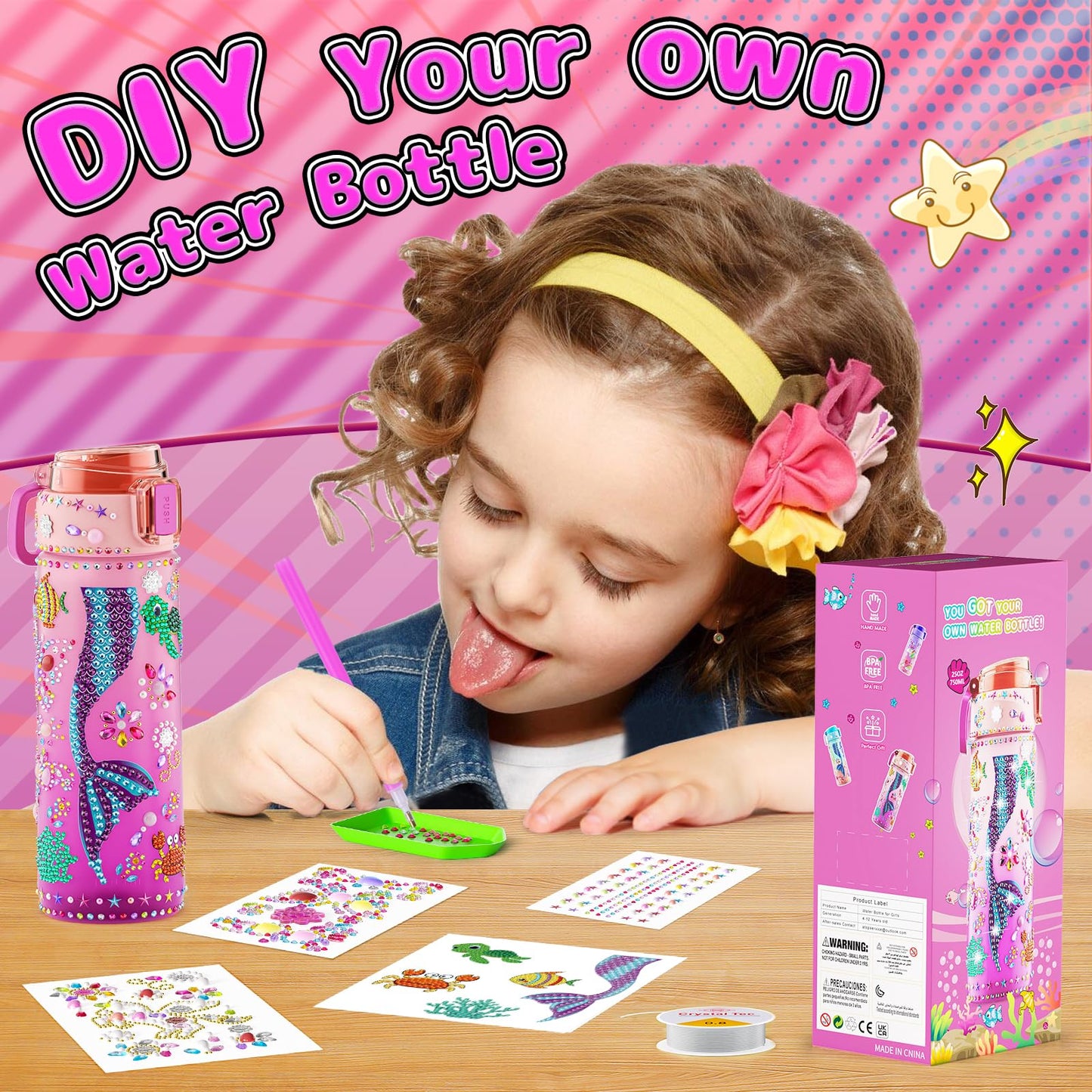 Mermaid Craft Kit for Girls by BOOH