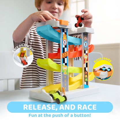 Car Ramp Race Track Toy for Toddlers