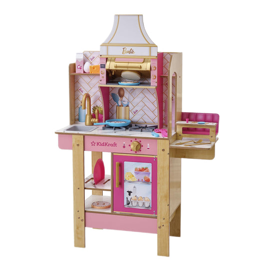 KidKraft Barbie™ Wooden Play Kitchen with Accessories