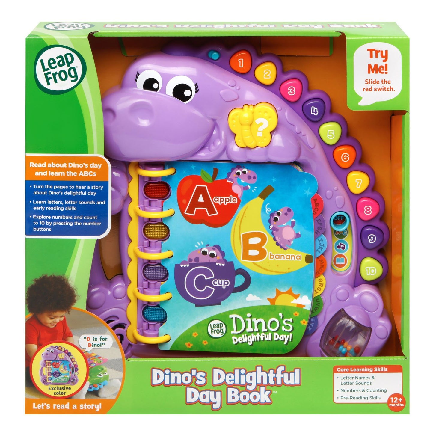 LeapFrog Dino's Delightful Day Alphabet Book